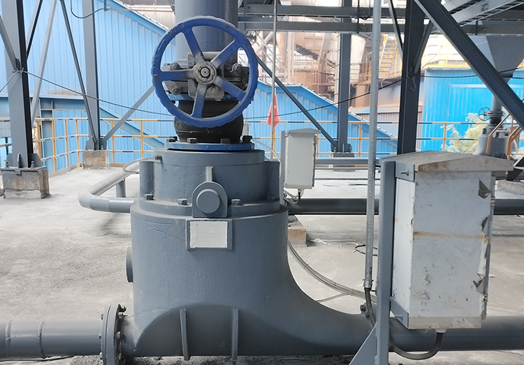 南钢浇钢跨除尘气力输送